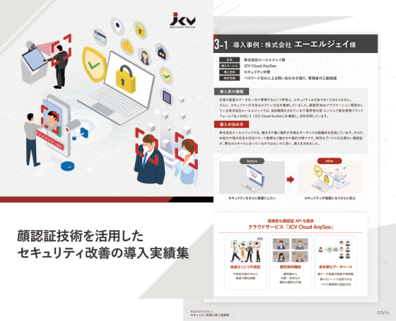 顔認証技術を活用したセキュリティ改善<br>導入事例実績集